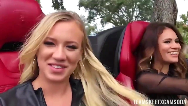 Vanessa Vera Cruz & Bailey Brook Enjoy Steamy Sex in Luxury Lambo