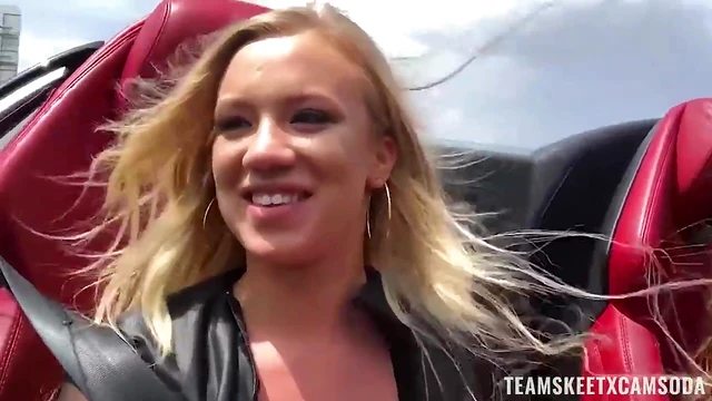 Vanessa Vera Cruz & Bailey Brook Enjoy Steamy Sex in Luxury Lambo