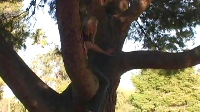 Sultry Blonde Flaunts Her Luscious Curves and Sexy Tits Outdoors