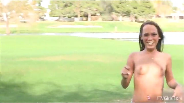 Topless Haley Runs Wildly Through the House Tempting Everyone Nearby