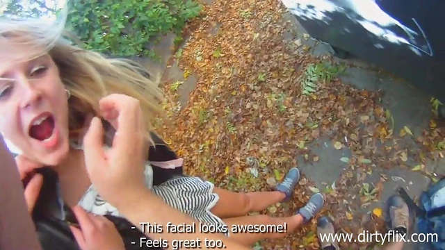 Hot Cowgirl Moans As Her Shaved Pussy Gets Hardcore Fucked Publicly