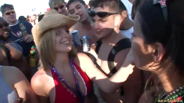 Sizzling Sex Bomb Beauties Frolic and Fuck at Beach Party Extravaganza