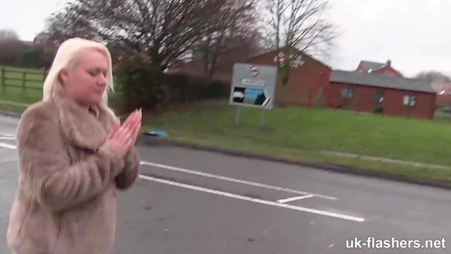 Curvy Blonde Teases Publicly Before Hot Sex Adventure Begins