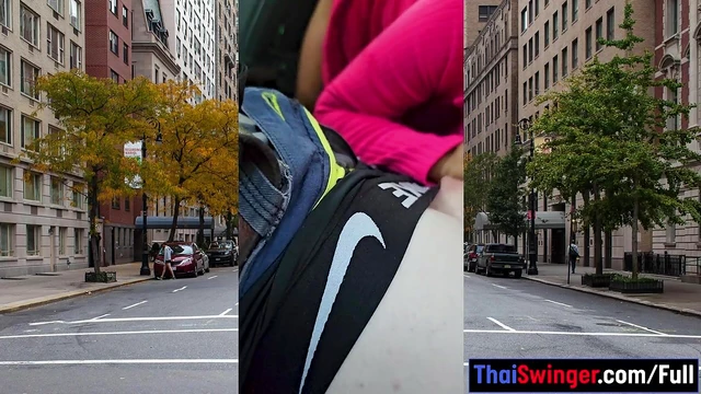 Hot Busty Asian MILF Gives Public Blowjob from a Personal Perspective