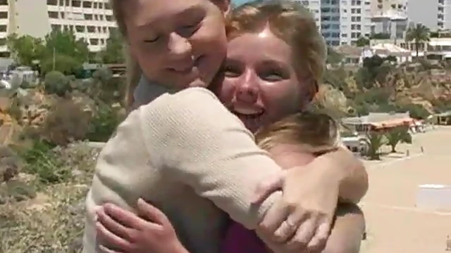 Outdoor Lesbians Flashing Their Private Parts for Excited Onlookers' Pleasure