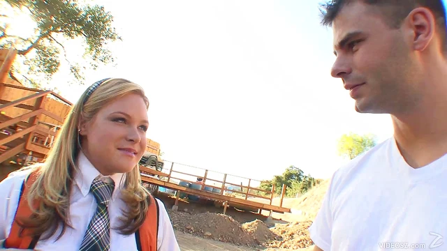 Teen in Mini-Skirt Rides Hard with Shaved Pussy for Thrilling Cowgirl Sex