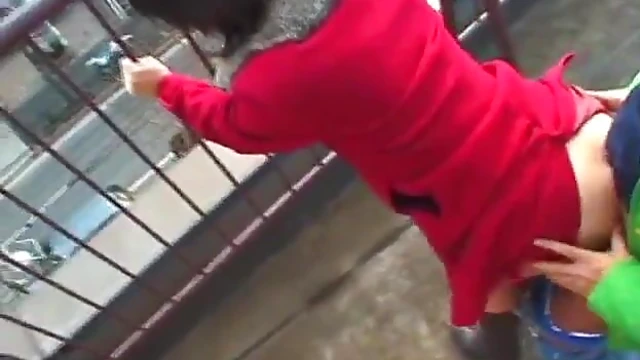 Outdoor Adventure: Lustful Japanese Chick Gets Banged Doggy Style