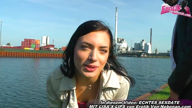 Teen Gives Blowjob In Public For Thriling German Adventure