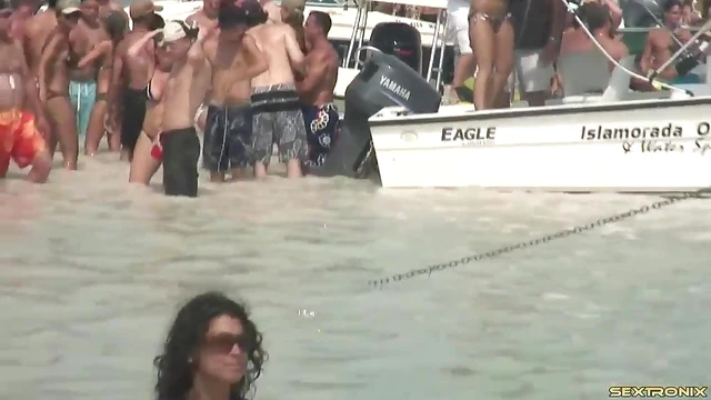 Sexy Bikinis Shine As Fabulous Babes Enjoy A Hot Beach Party Together