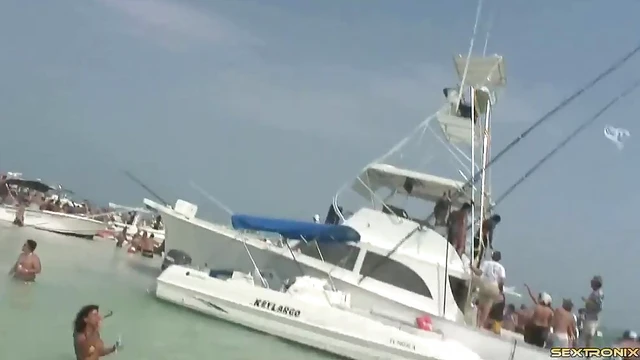 Sexy Bikinis Shine As Fabulous Babes Enjoy A Hot Beach Party Together