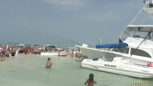 Sexy Bikinis Shine As Fabulous Babes Enjoy A Hot Beach Party Together