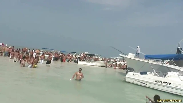 Sexy Bikinis Shine As Fabulous Babes Enjoy A Hot Beach Party Together