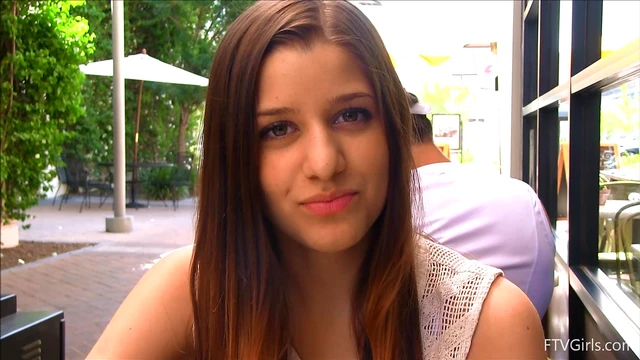 Hot Long Haired Beauty Teases Naughty During Seductive Lunch Date