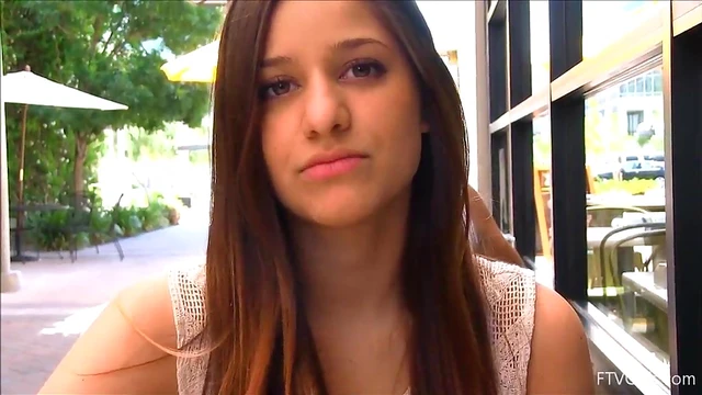 Hot Long Haired Beauty Teases Naughty During Seductive Lunch Date