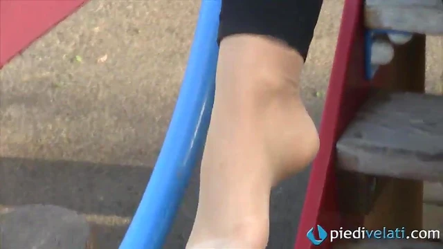 Lovely Blonde Seductress Shows Off Her Feet Fetish Fantasies Publicly