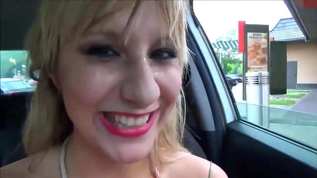 Sizzling Lena Loch Takes It at McDonald's for Steamy Outdoor Fun