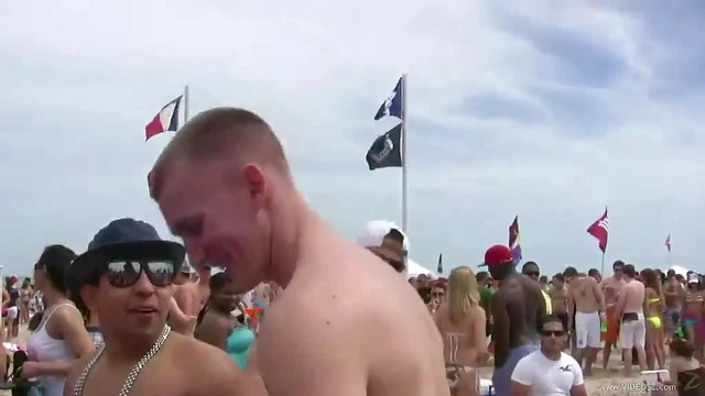 Seductive Cowgirl Gets Drunk & Horny At Beach Party Outdoor Orgies