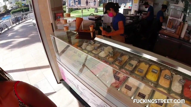Sweet Encounter: Ice Cream Date Leads to Steamy Bedroom Action