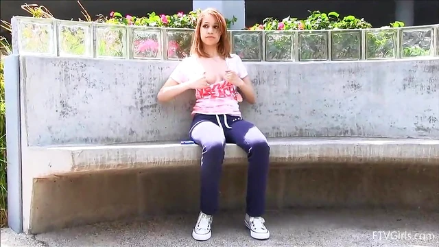 Maya Flashes Her Titties & Pussy Seductively in Public Place