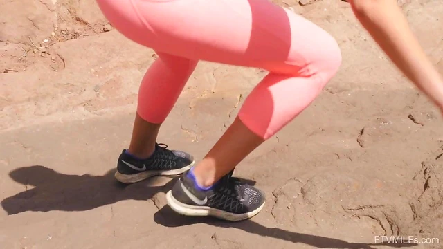 Sexy Blonde Wife Vanessa Flashes Her Tits & Pussy Outdoors Seductively