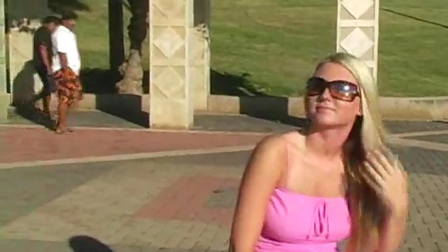 Sultry Blonde Alison Angel Indulges Herself Outdoors with Steamy Fingering