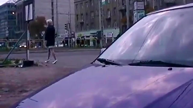 Kinky Blonde in Nylons Publicly Pissed in Extreme Fetish Porn Showdown