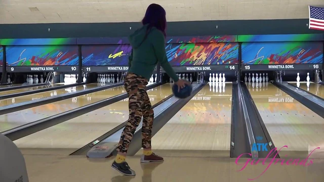 Sexy Purple-Haired Girlfriend Lily Adams Loves Posing Naughty Pics