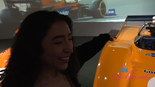 Hot Amateur Amber Teases Publicly Before Sultry Private Fuck