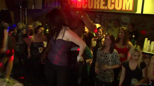 Tipsy Party Animals Engage in Steamy Public Sexual Adventure Night