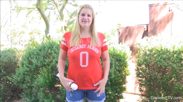 Outdoor Teen Blonde Treats Her Hairy Pussy With Hardcore Self-Pleasure Action