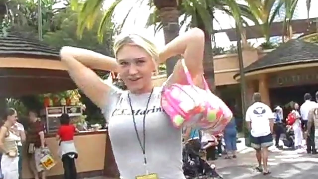 Blonde Bombshell Alison Angel Shows Off Her Perfect Body Solo Style