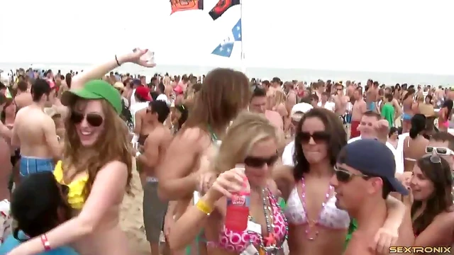 Outdoor Seduction Showdown Big Tits Amateur Models Pose Hotly In Bikinis