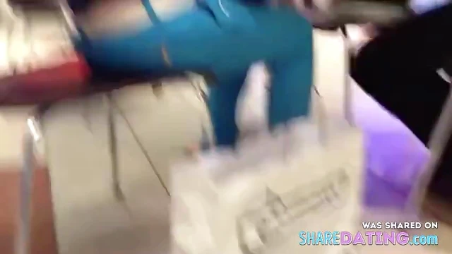 Sizzling Thigh Showdown: Her Sexy Thong Slips Out During Passionate Playtime