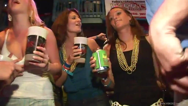 Sexy Girls Flash Bodies at Wild Club Party Night Out