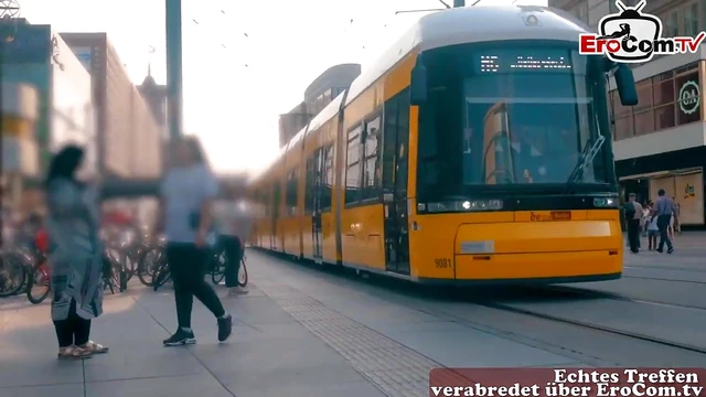 Naughty German Teen Gets Public Pickup and Seduces Stranger On-the-Spot