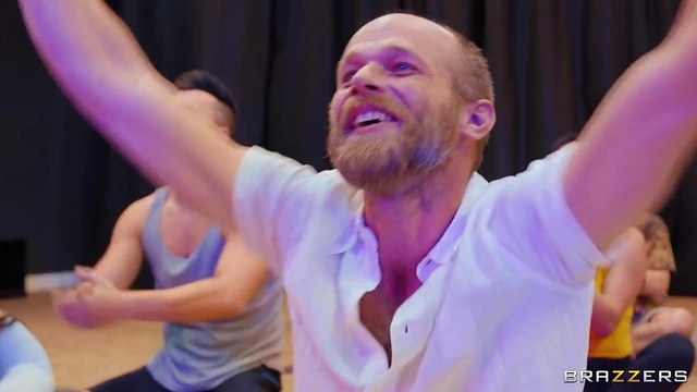 Sizzling Dancers Kira & Silvia Seduce Young Man for Fiery Night Together