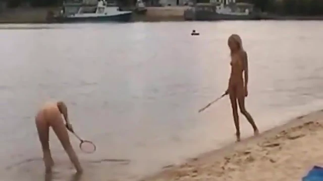 Sensual Girls Explore Blissful Pleasures Together on Nude Beach