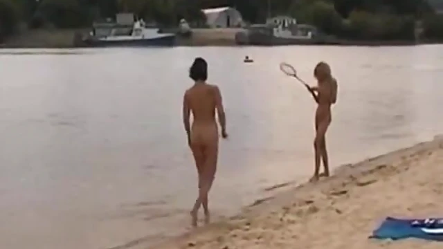 Sensual Girls Explore Blissful Pleasures Together on Nude Beach