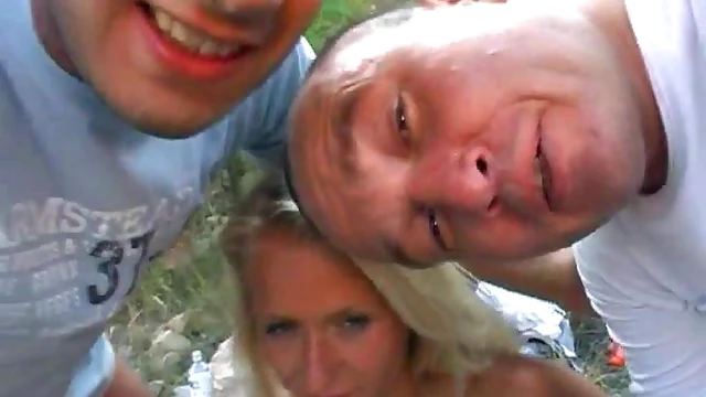 Girls Feast On Each Other's Asses Before Hot Outdoor Threesome Encounter