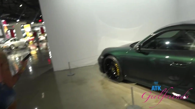 Gia DiBella Seduces Mechanic Amidst Vintage Cars for Steamy Sex Encounter