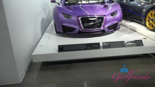 Gia DiBella Seduces Mechanic Amidst Vintage Cars for Steamy Sex Encounter