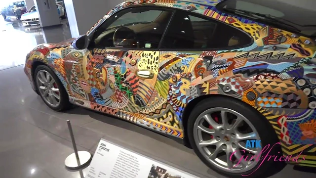 Gia DiBella Seduces Mechanic Amidst Vintage Cars for Steamy Sex Encounter