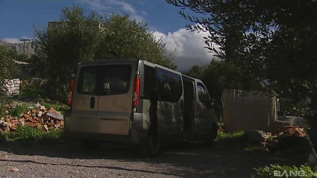 Eufrat & Misa F.: Two Girls Steam Up Backseat with Hot Cab Sex