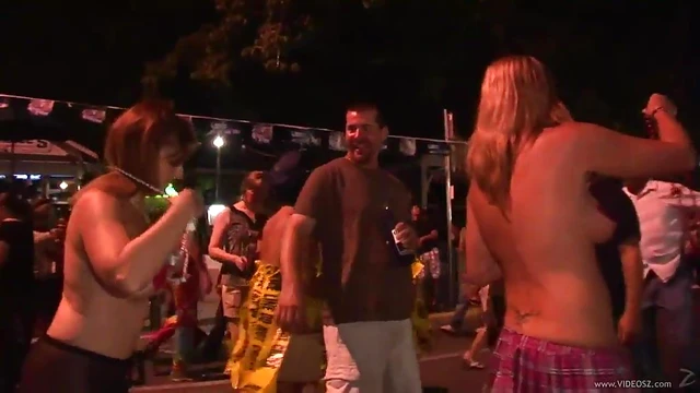 Amateur Babes With Big Tits Pose Seductively Outdoors in Reality Shoot