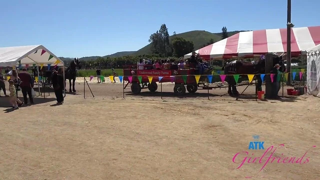 Sexy Blonde Cecelia Takes Her BF Outdoors For Steamy Fun Under The Sun