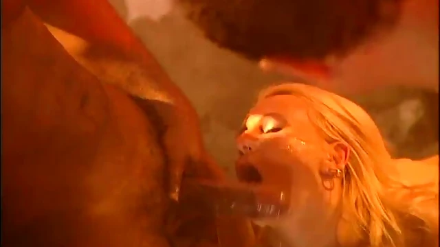 Sexy Porn Star Enjoys Rough Gangbang Sex at Wild Houseparty Night