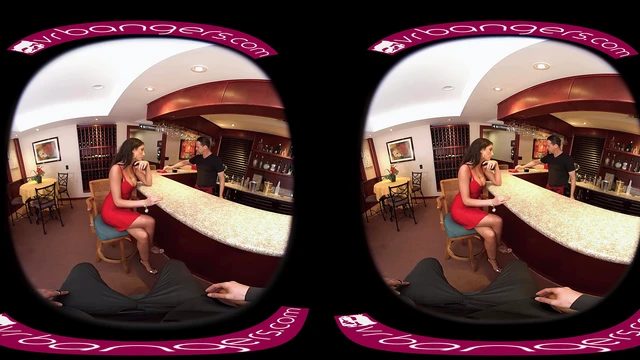 August Ames Delivers Epic Blowjob at Busy Nightclub Bar