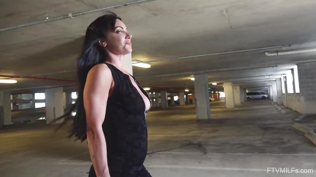 Seductive Layla Rubs Her Smooth Pussy Everywhere She Goes Without Shame