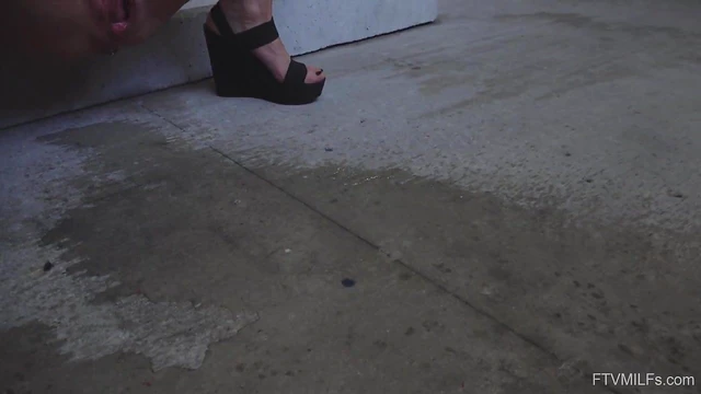 Seductive Layla Rubs Her Smooth Pussy Everywhere She Goes Without Shame