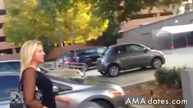 Sexy Public Cum Walk Thrills Downtown Orlando Women